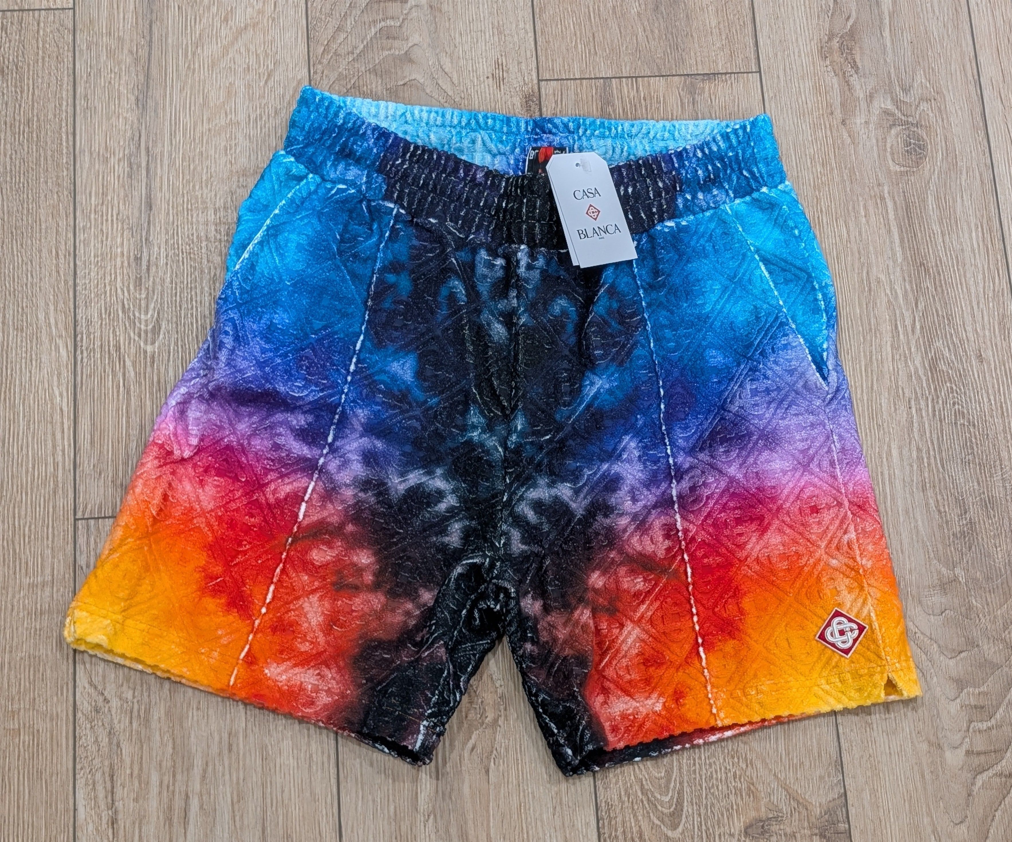 Casablanca Casablanca Jacquard Monogram Shorts Tie-Dye Multi Large Size US 34 / EU 50 - 1 Thumbnail
