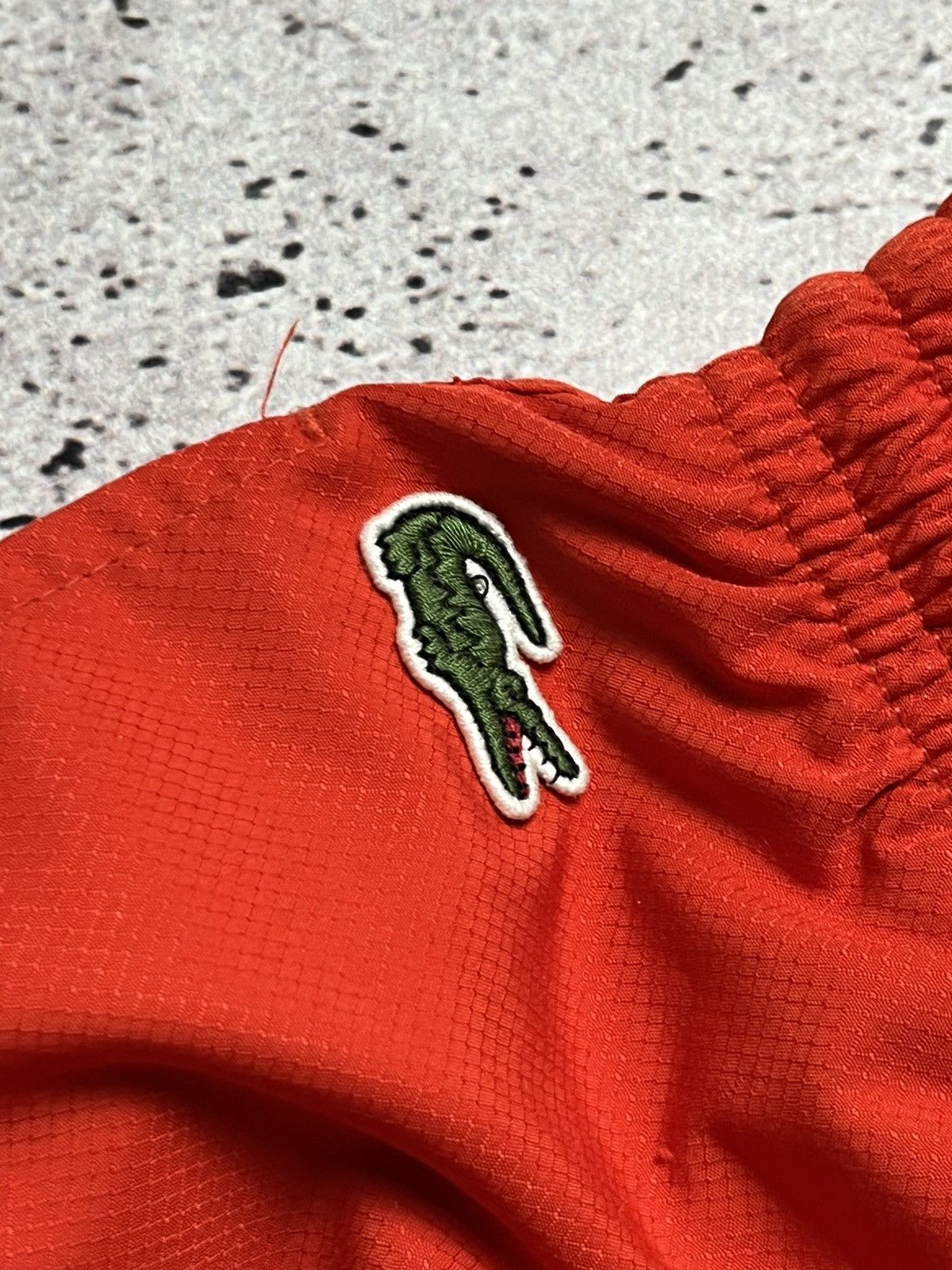 Lacoste Vintage Y2K Men’s Lacoste Orange Nylon Joggers Pants Size US 32 / EU 48 - 6 Thumbnail