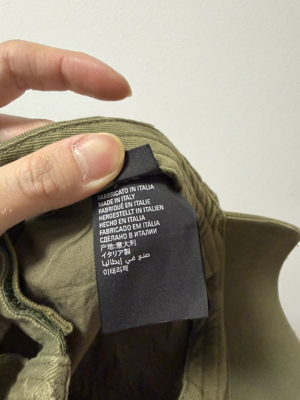 Balenciaga Balenciaga Script Brim Cap Olive Size ONE SIZE - 5 Thumbnail