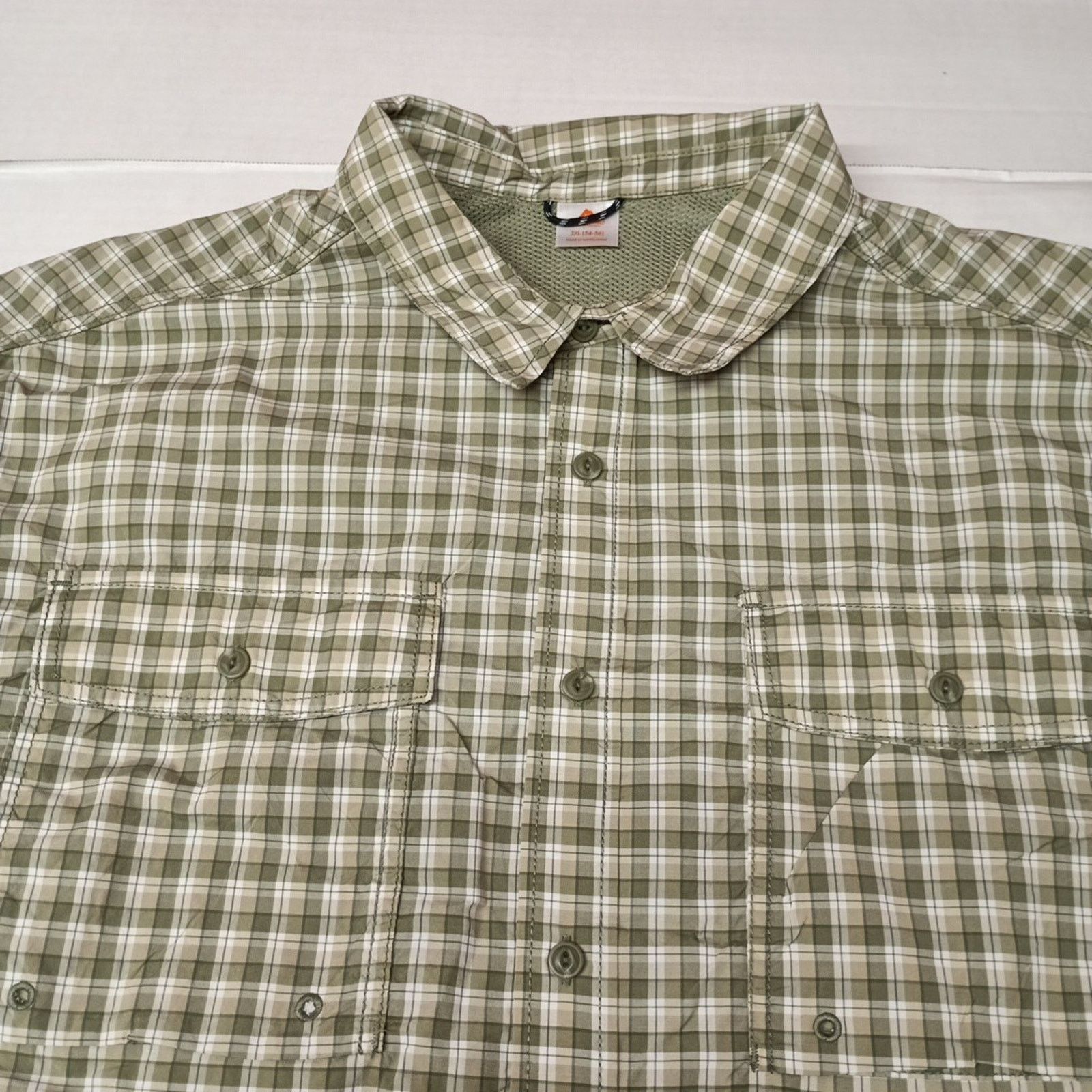 Other Ozark Trail Upstream Shirt Men's 3XL (54-56) Green Plaid Size US XXL / EU 58 / 5 - 3 Thumbnail