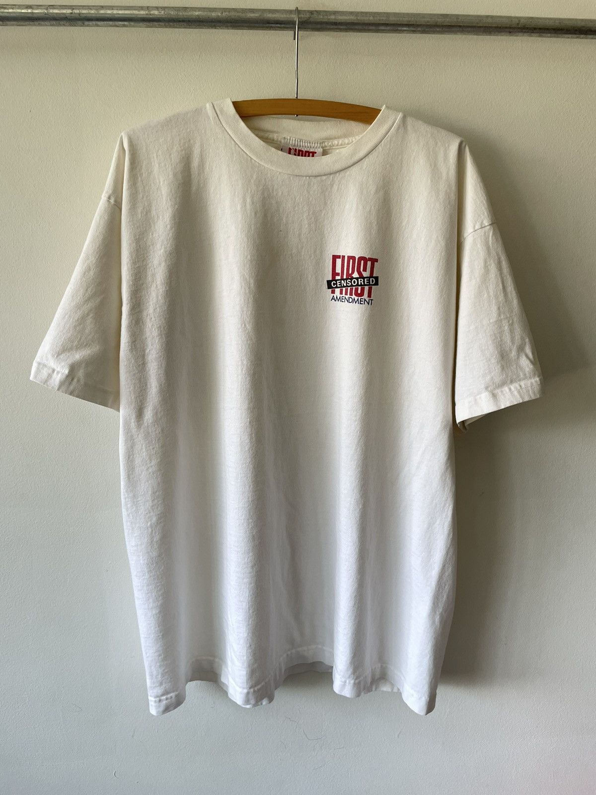 Vintage Crazy 90s SEX First Amendment Censored tee Size US XL / EU 56 / 4 - 1 Thumbnail