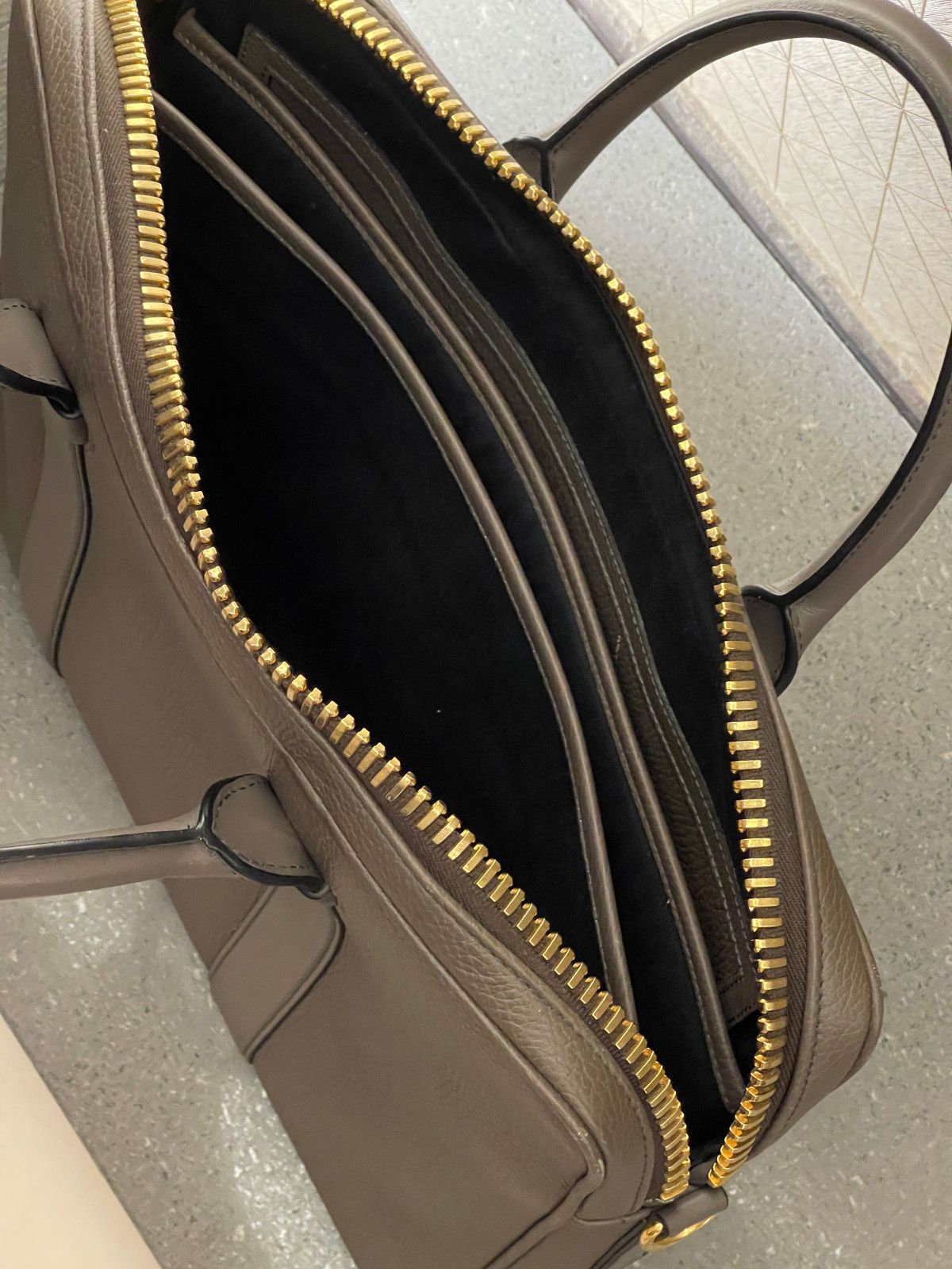 Tom Ford TOM FORD / BUCKLEY BRIEFCASE / Taupe / Grey Taupe Size ONE SIZE - 10 Thumbnail