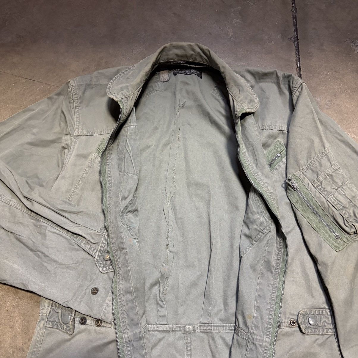 Vintage Vintage K2B Military Flight Suit Vietnam Repaired Crown 50s Size US 34 / EU 50 - 14 Thumbnail