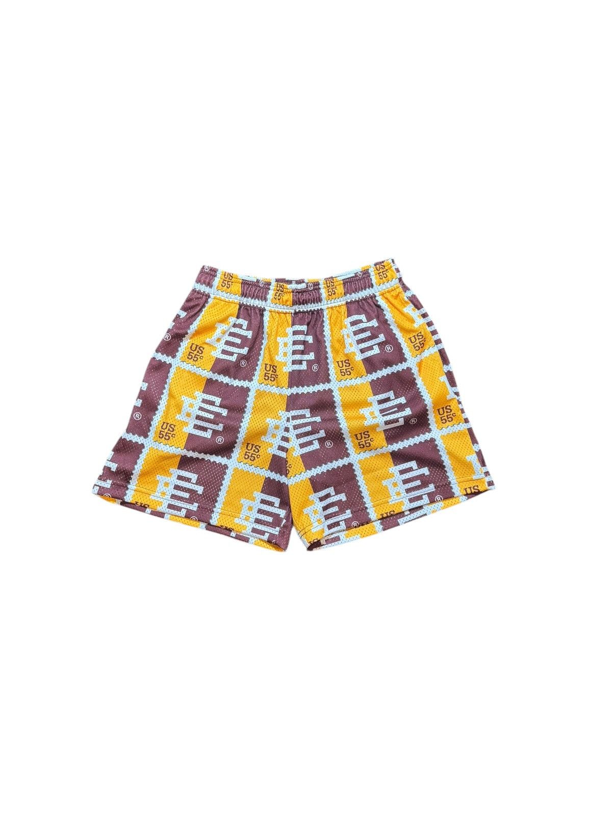Eric Emanuel Eric Emanuel EE Basic Short Stamp Maroon/Yellow New Medium Size US 30 / EU 46 - 1 Thumbnail