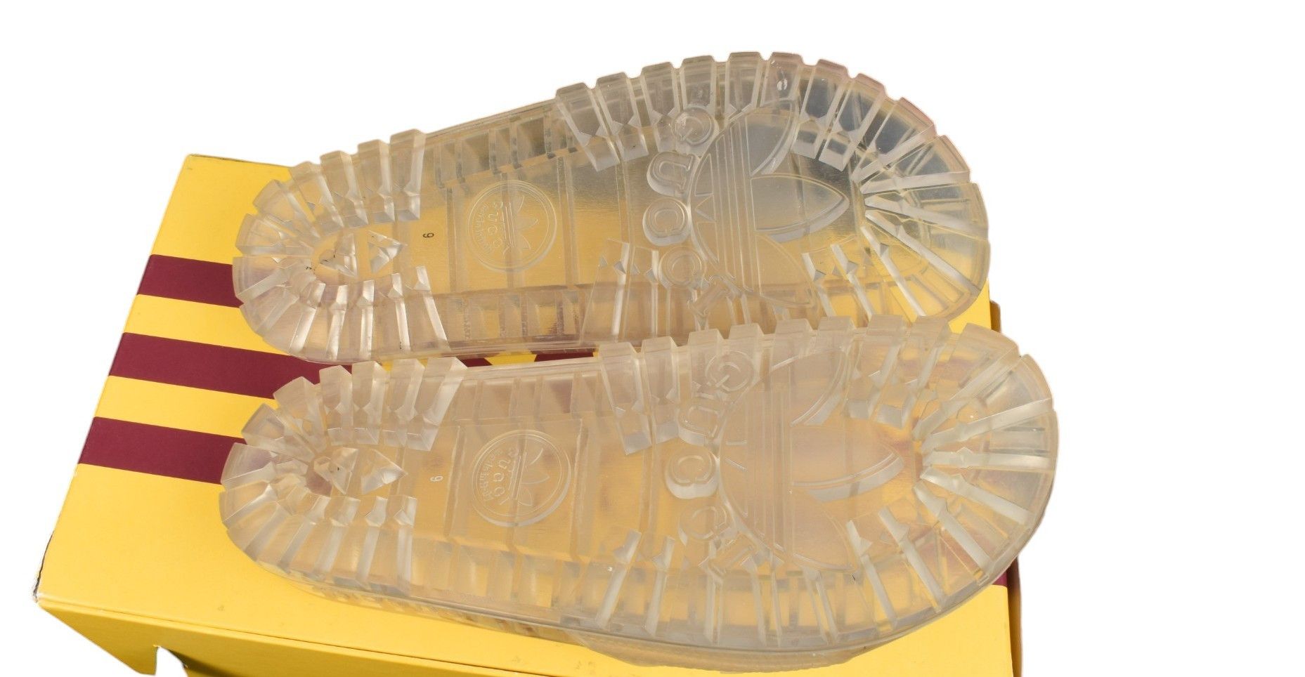 Gucci Gucci Adidas Adilette Clear Mens Sandal/Slide Size US 10.5 / EU 43-44 - 3 Thumbnail