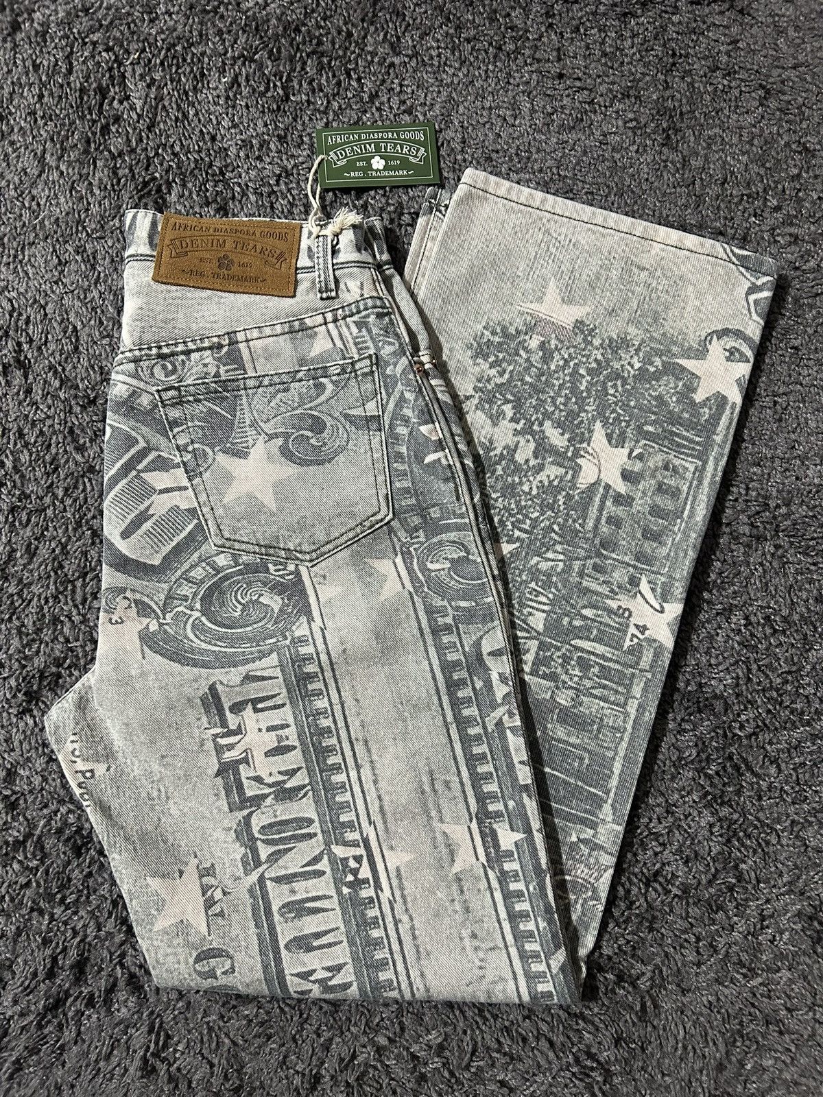 DENIM TEARS Denim Tears C.R.E.A.M Jeans Size US 31 - 4 Thumbnail