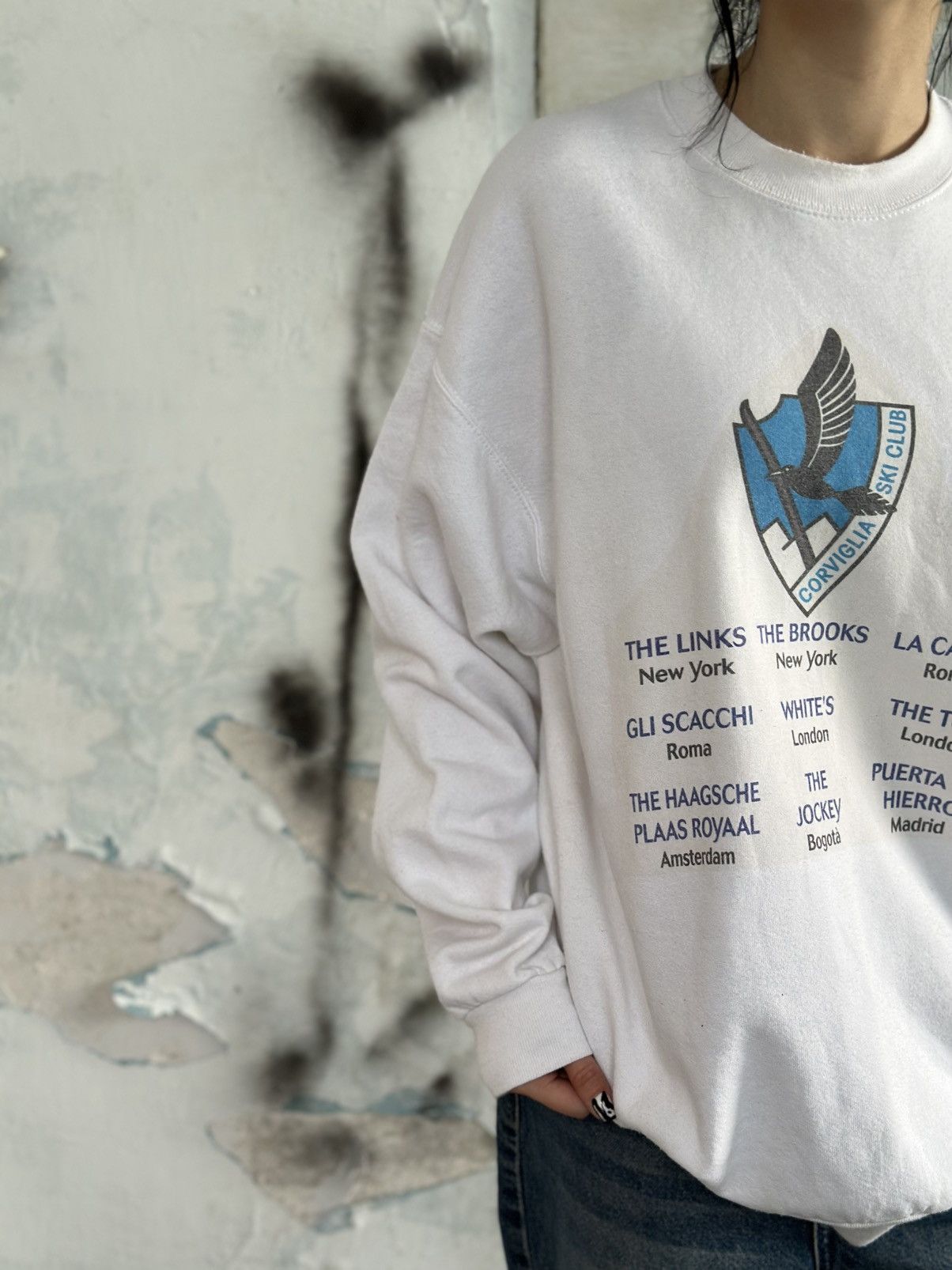 Gildan VTG Corviglia Ski Club 2000s Sweatshirts Big Logo Size L Size US L / EU 52-54 / 3 - 3 Thumbnail