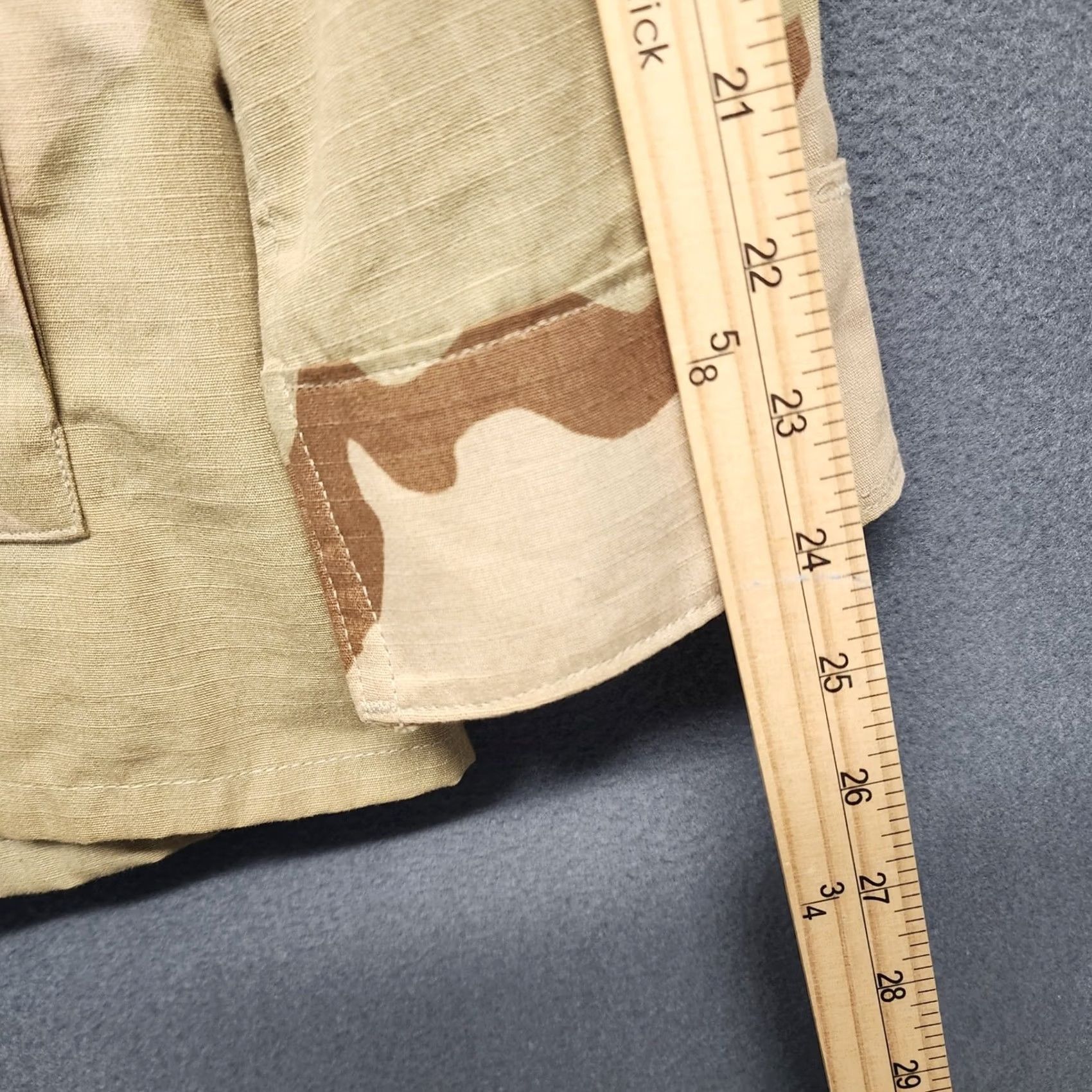 Vintage TRU-SPEC Desert Camo BDU Shirt Jacket DCU Coat Large Regular Camouflage Long Sleeve Button-Up Mens Brown Size US L / EU 52-54 / 3 - 5 Thumbnail