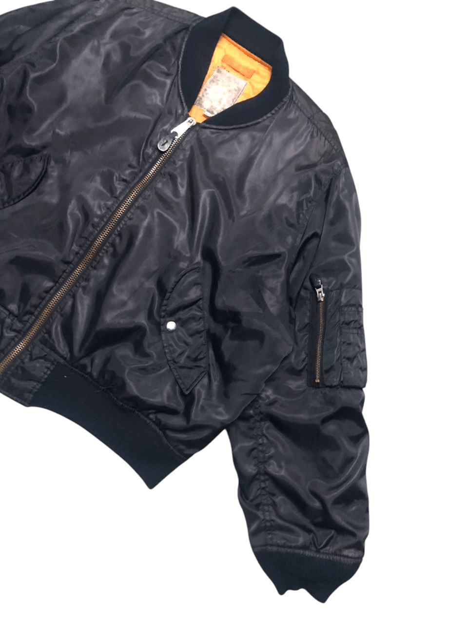 Japanese Brand Vintage Bomber Jacket MA-1 Boxy Sunfaded Faded Size US M / EU 48-50 / 2 - 4 Thumbnail