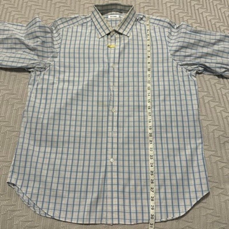 Ascot Chang Ascot Chang blue tatersall plaid button down size L Size US L / EU 52-54 / 3 - 8 Thumbnail