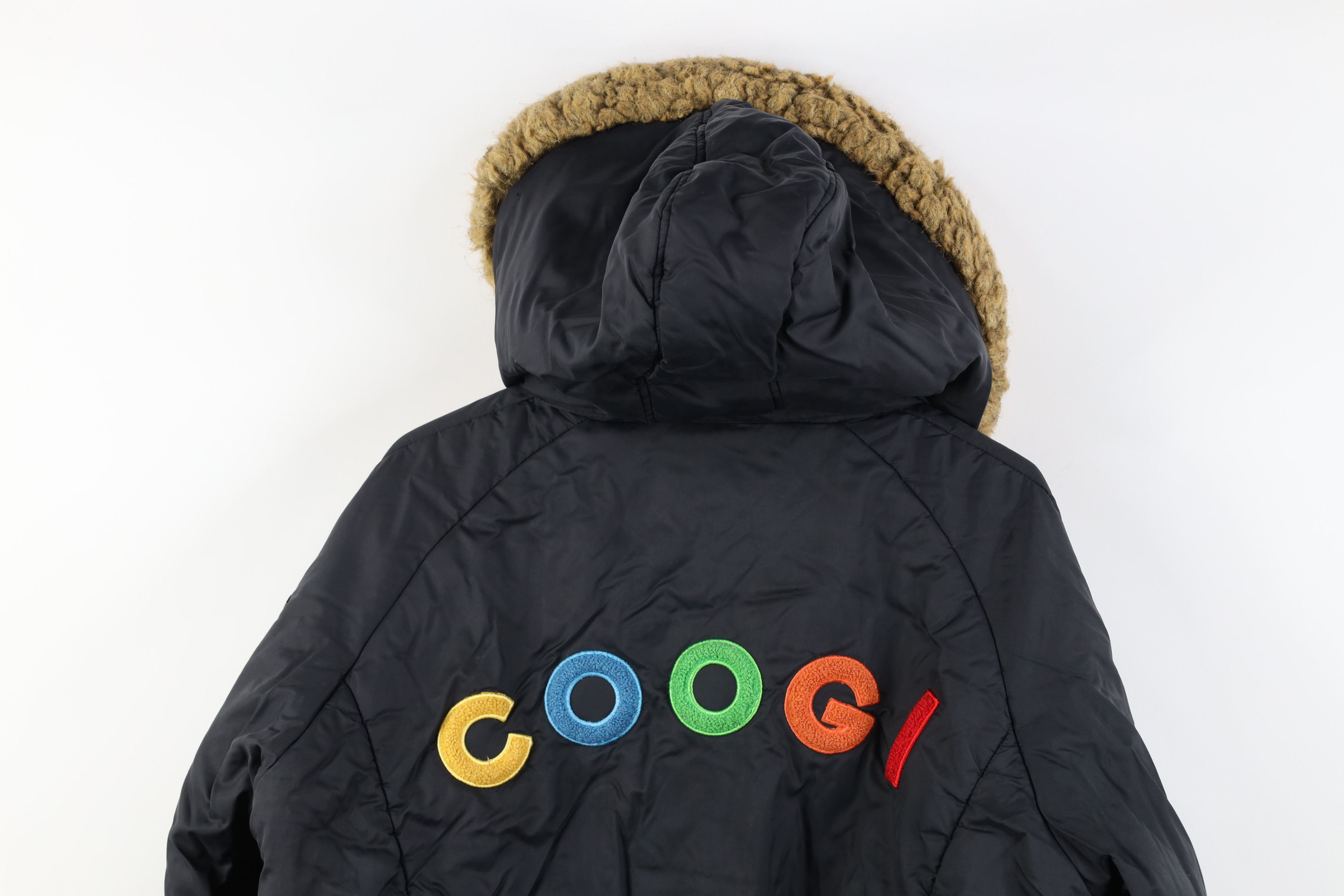 Vintage Vintage 90s Y2K Coogi Cropped Rainbow Hooded Puffer Jacket Size XXL / US 16-18 / IT 52-54 - 16 Thumbnail