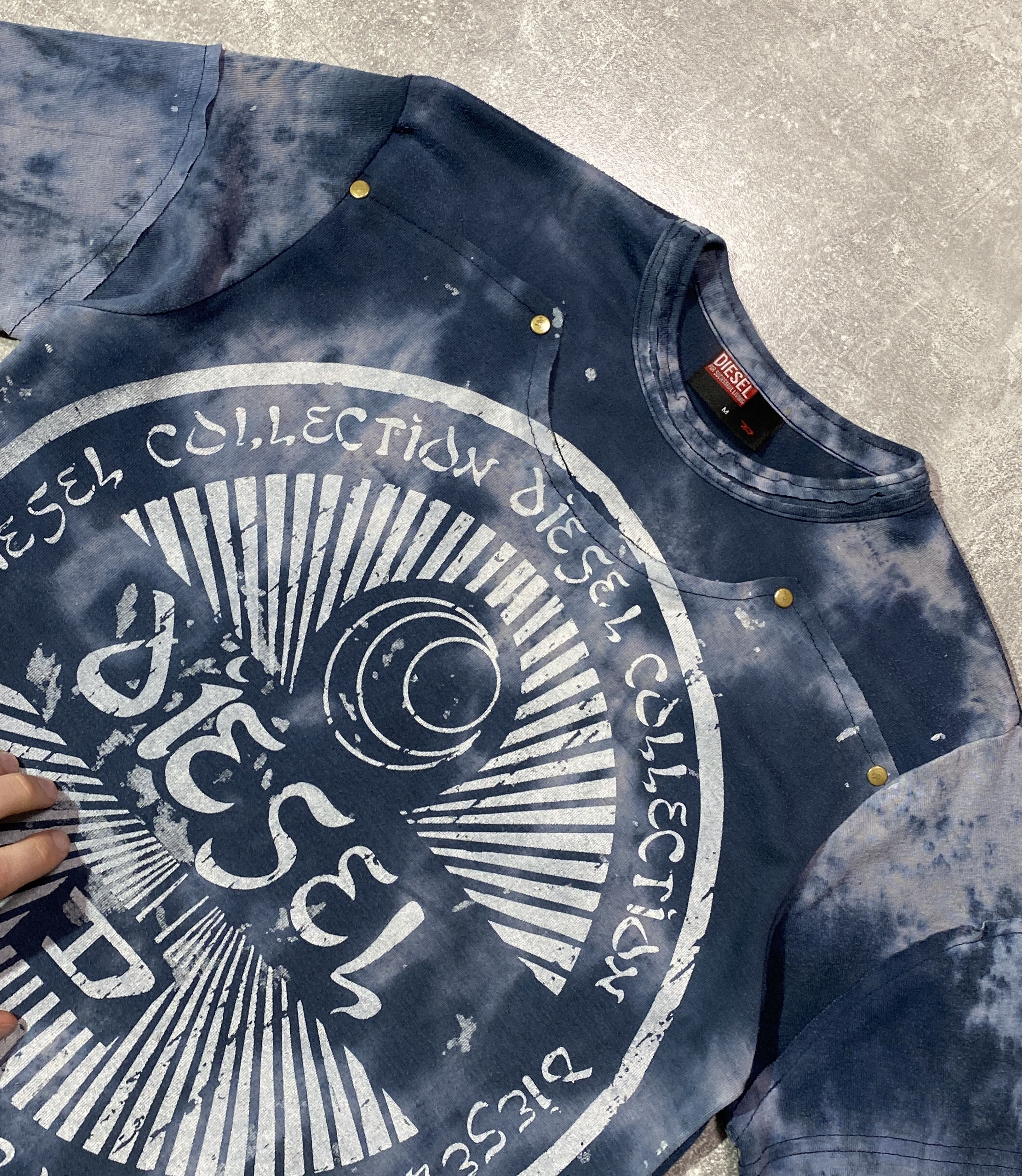 If Six Was Nine Vintage Y2K DIESEL PASSPORT S/S COLLECTION T-SHIRT Size US M / EU 48-50 / 2 - 4 Thumbnail