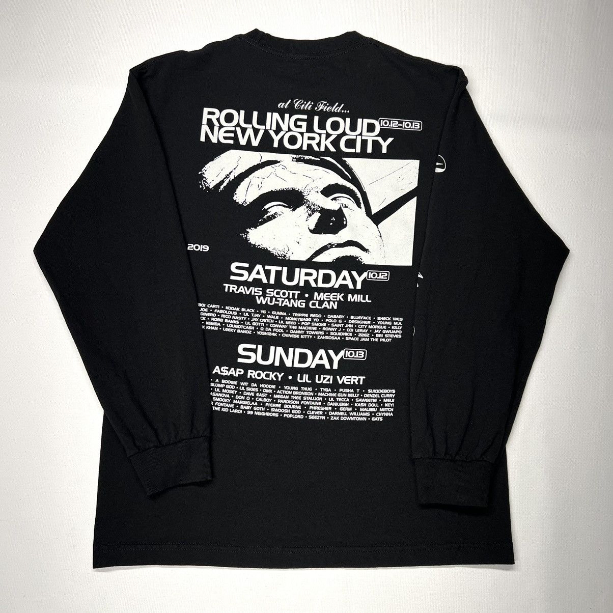 Rolling Loud Rolling Loud Tee Shirt Black NYC 2019 Music Rap Uzi Travis |  Grailed