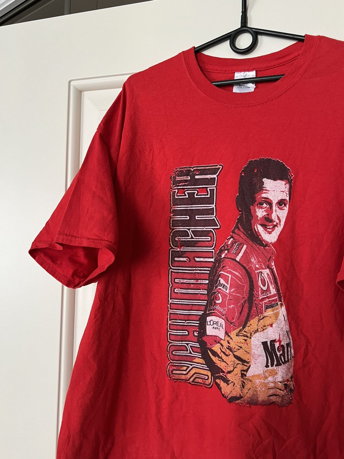 Marlboro × Vintage Vintage Michael Schumacher Racing Tee T-Shirt Marlboro Size US XXL / EU 58 / 5 - 3 Thumbnail