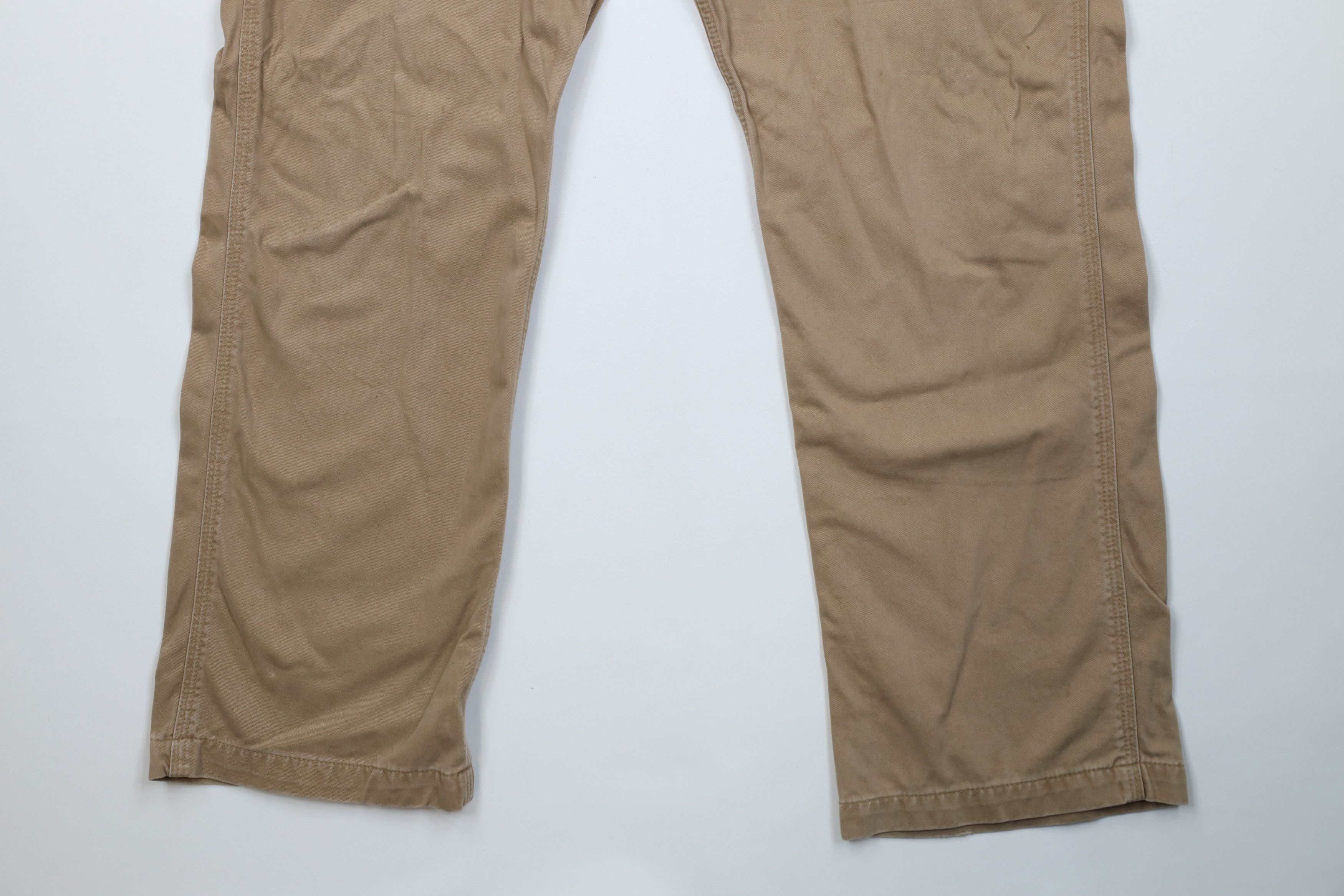 Carhartt Vintage Carhartt Spell Out Wide Leg Dungaree Pants Khaki Size US 38 / EU 54 - 4 Thumbnail