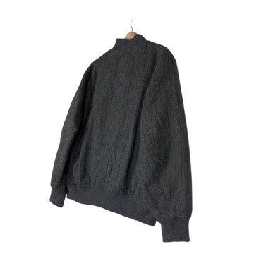 Japanese Brand 🔥Vintage Bomber Jacket Wool Striped GU Japan Issey Miyake Size US XL / EU 56 / 4 - 9 Thumbnail