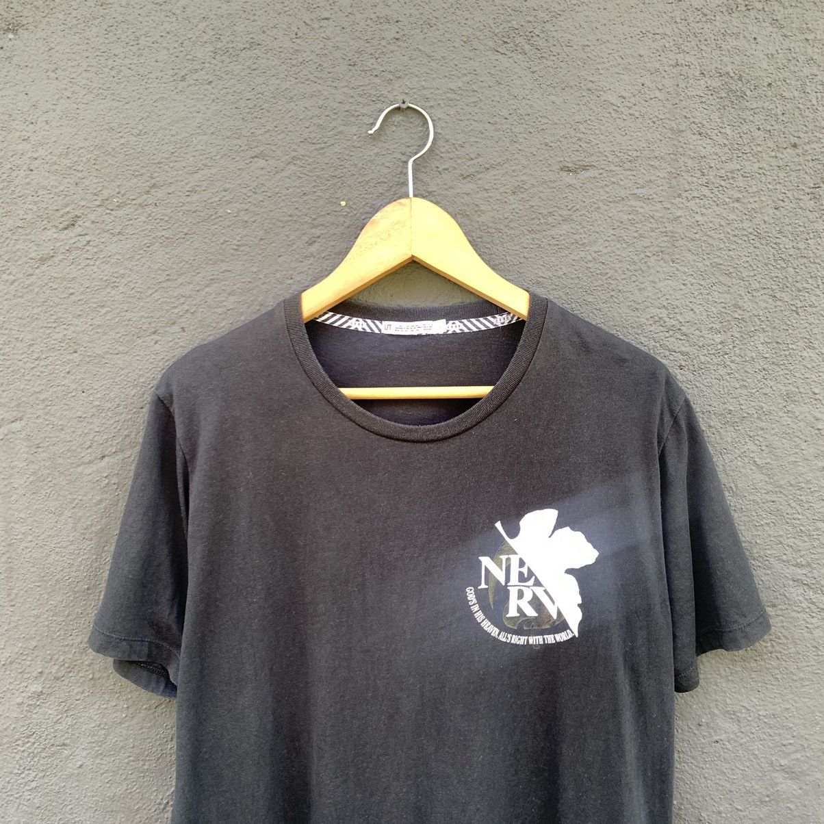 Uniqlo Faded NERV Evangelion Neon Genesis Anima X Uniqlo Tee Size US L / EU 52-54 / 3 - 2 Thumbnail