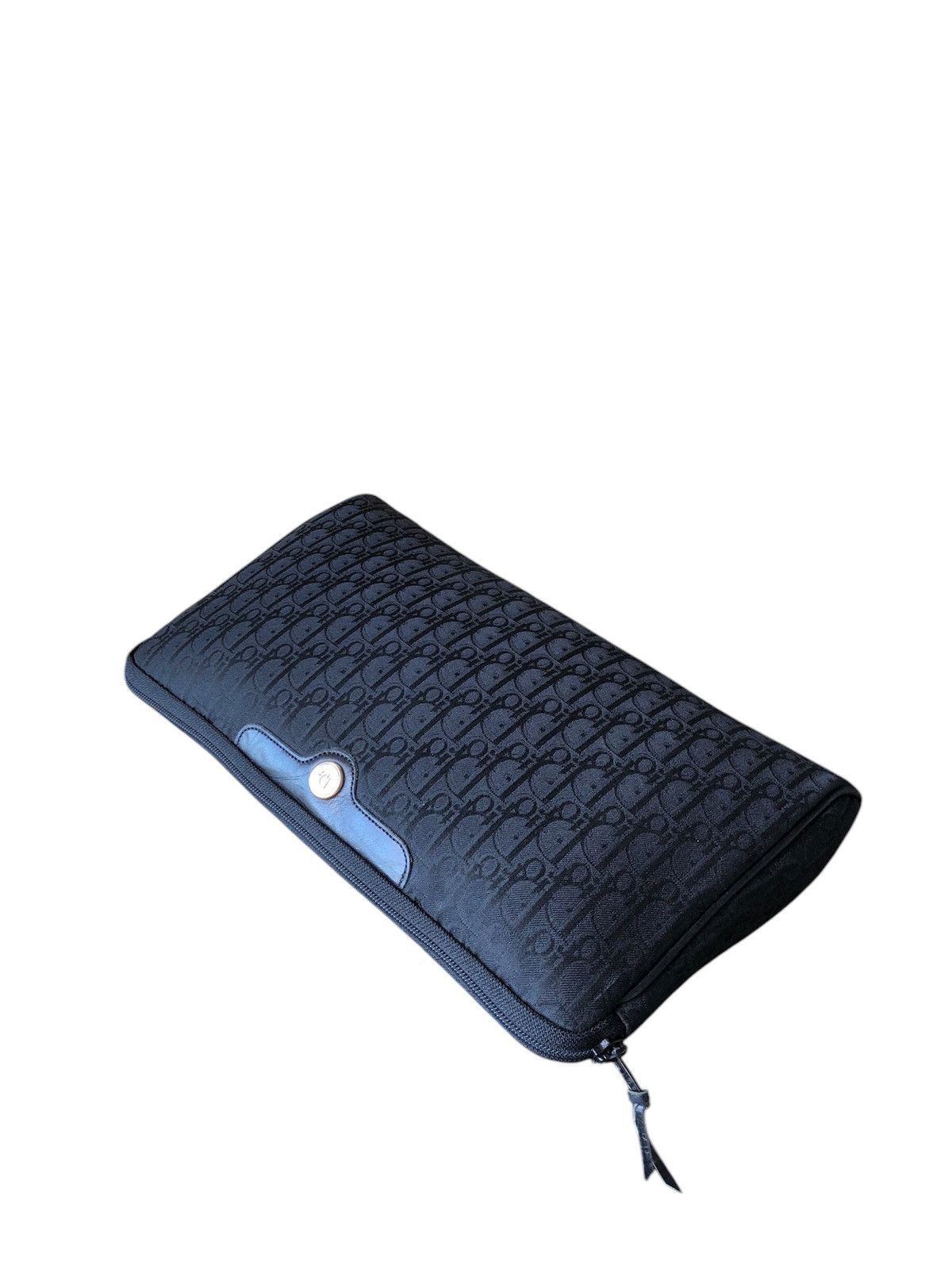 Christian Dior Monsieur Vintage 90s Christian Dior Monogram Clutch Bag Black Size ONE SIZE - 23 Thumbnail