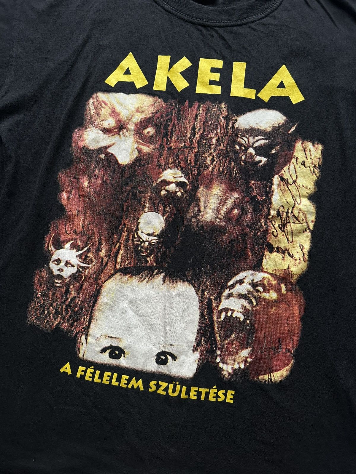 Band Tees Akela a felelem szuletese vintage rare 1994 thrash metal tee Size US M / EU 48-50 / 2 - 2 Thumbnail