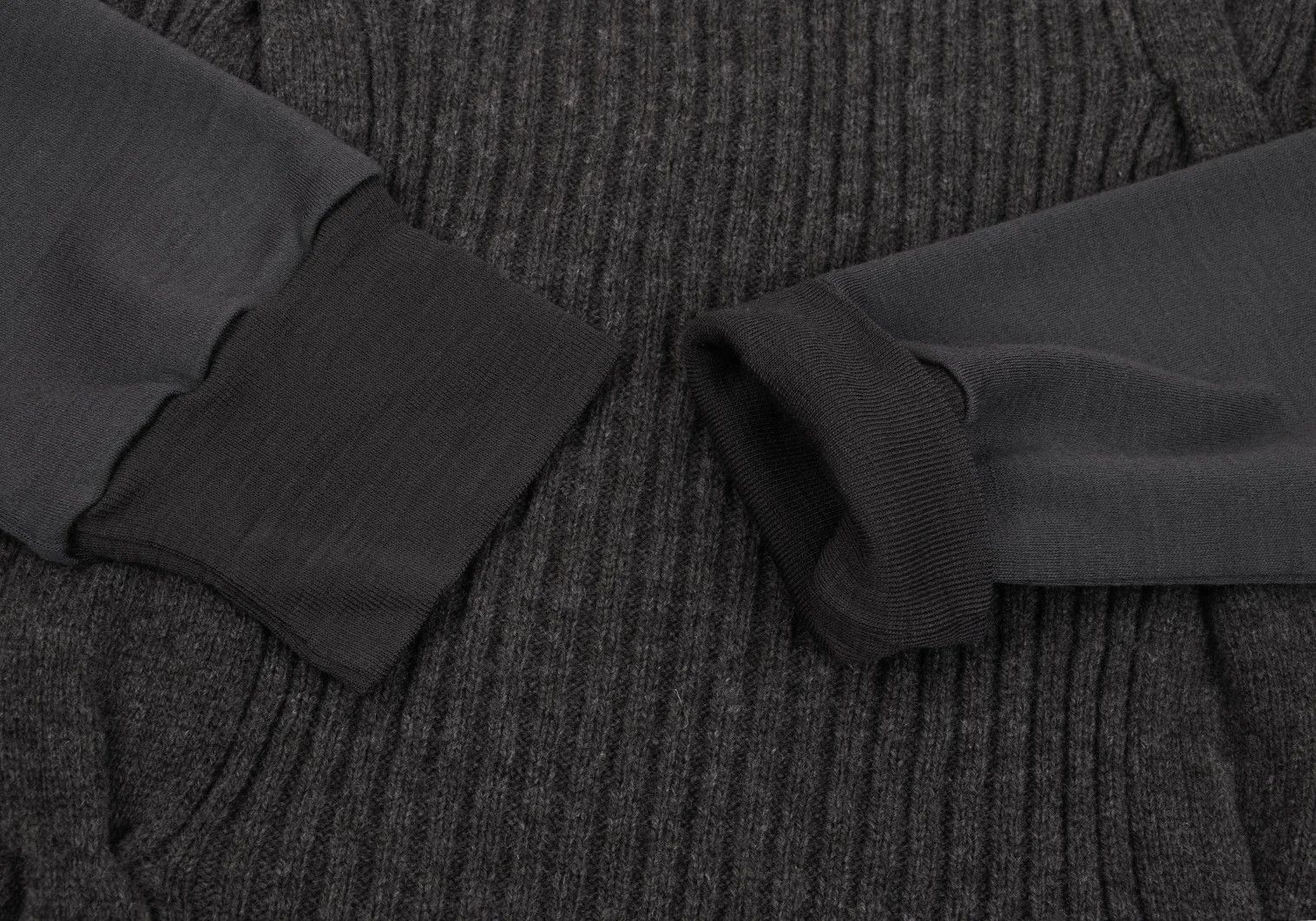 Yohji Yamamoto Yohji Yamamoto Cable Knit Wool Top Mocha M Size US M / EU 48-50 / 2 - 6 Thumbnail