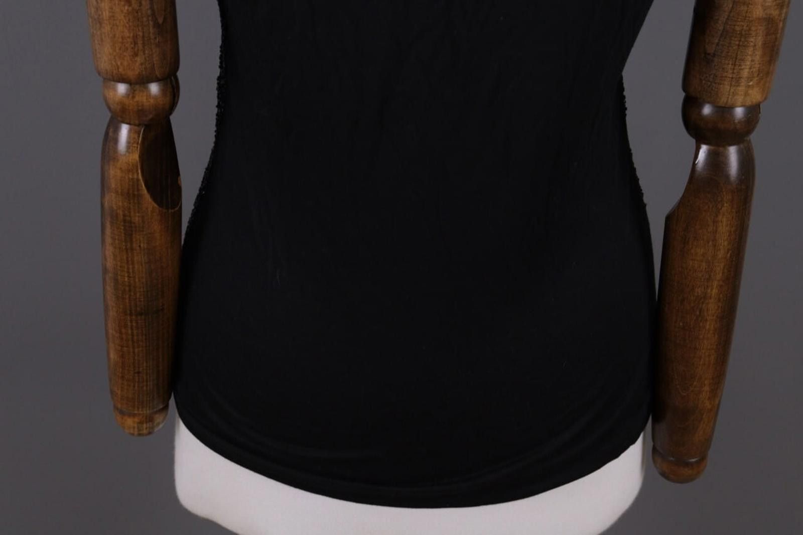 Lauren Ralph Lauren Lauren Ralph Lauren Black Top Summer V-Neck Sleeveless Shirt Size M / US 6-8 / IT 42-44 - 12 Thumbnail