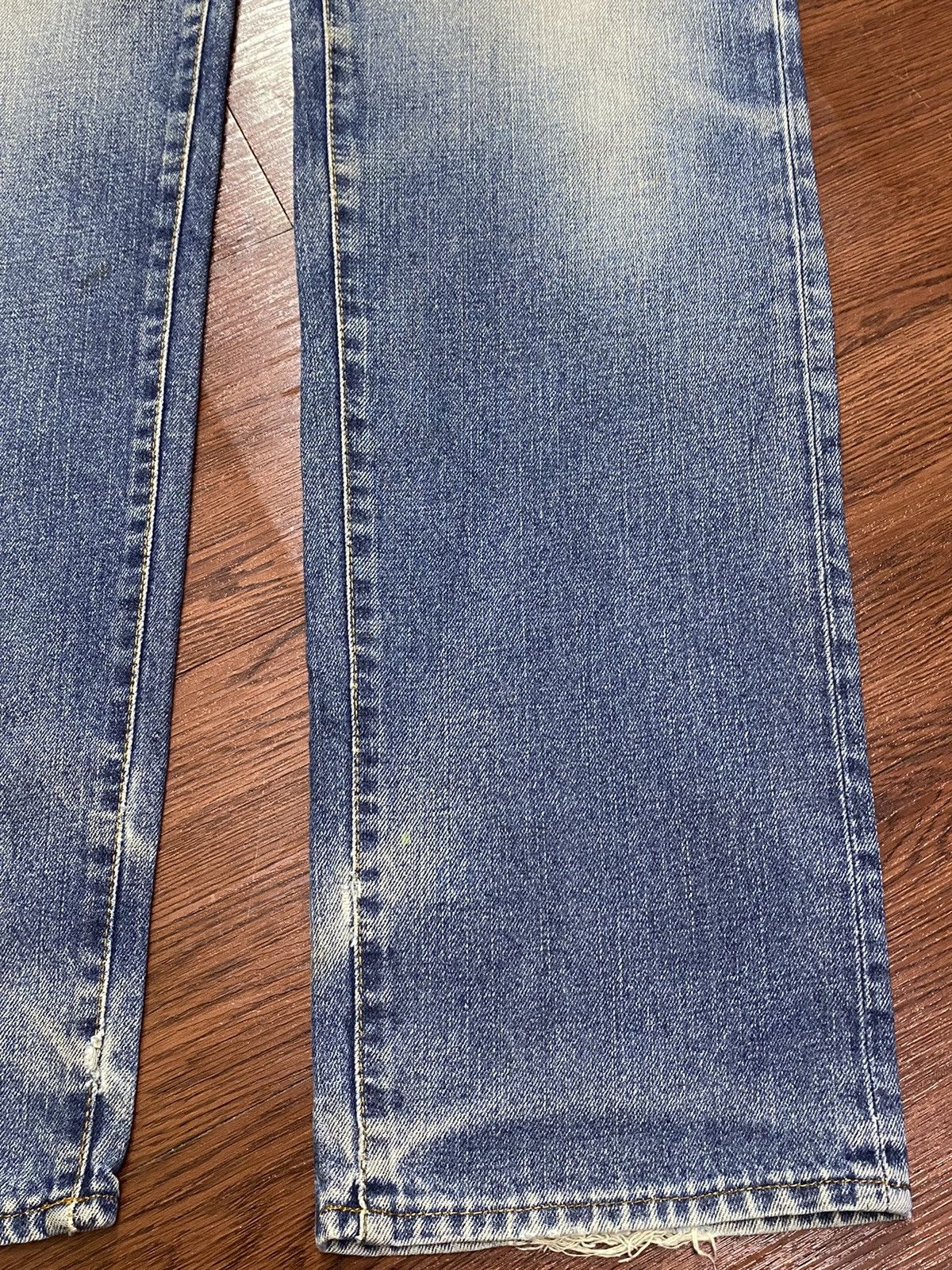 Diesel Black Gold Vintage Diesel Industry Faded Wash Distressed Slim Jeans Size US 30 / EU 46 - 10 Thumbnail