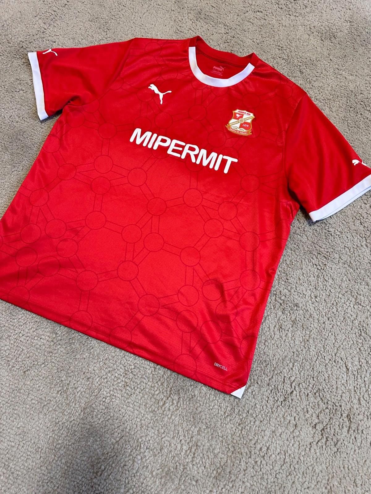 Puma Swindon Town FC 2023/24 Hom Football Shirt Soccer Jersey XXL Size US XXL / EU 58 / 5 - 2 Thumbnail