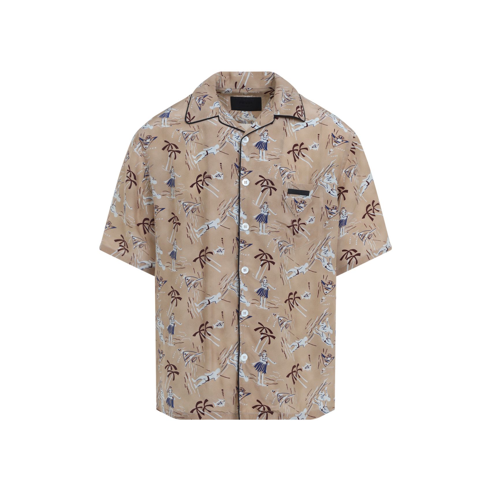 Prada Prada Viscose and Silk Shirt Size US S / EU 44-46 / 1 - 1 Thumbnail
