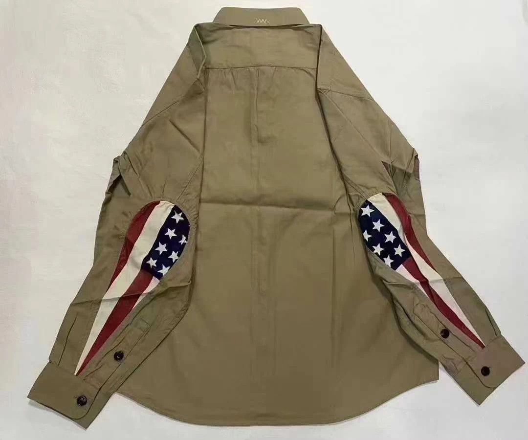 Visvim visvim 19aw usm albcoare l/s shirt beige/olive 1 Size US S / EU 44-46 / 1 - 5 Thumbnail