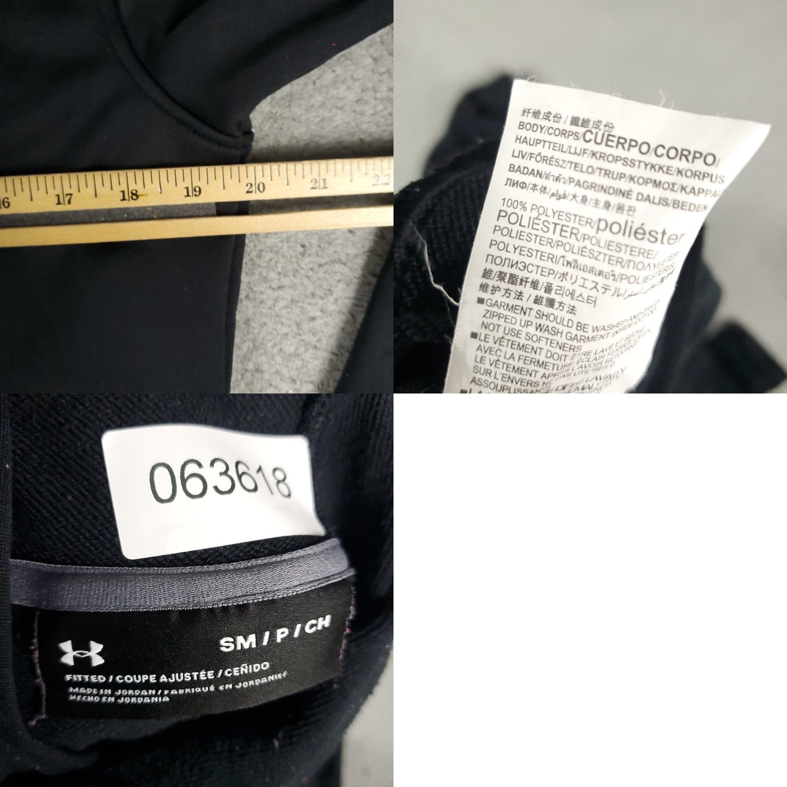 Under Armour Under Armour Hoodie Mens Small Black Pullover Sweatshirt Sweatery? Size US S / EU 44-46 / 1 - 8 Thumbnail