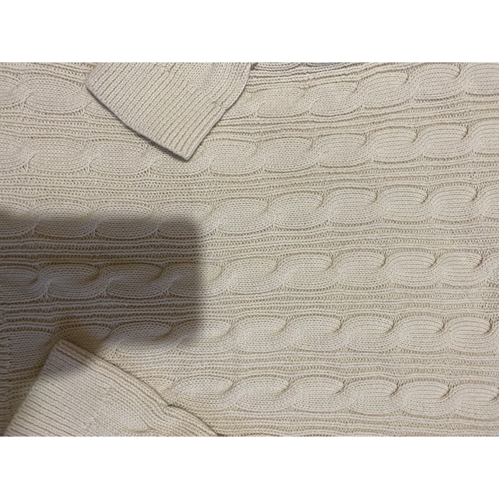 Lauren Ralph Lauren RALPH LAUREN Black Label White Cable Knit XL Size XL / US 12-14 / IT 48-50 - 4 Thumbnail