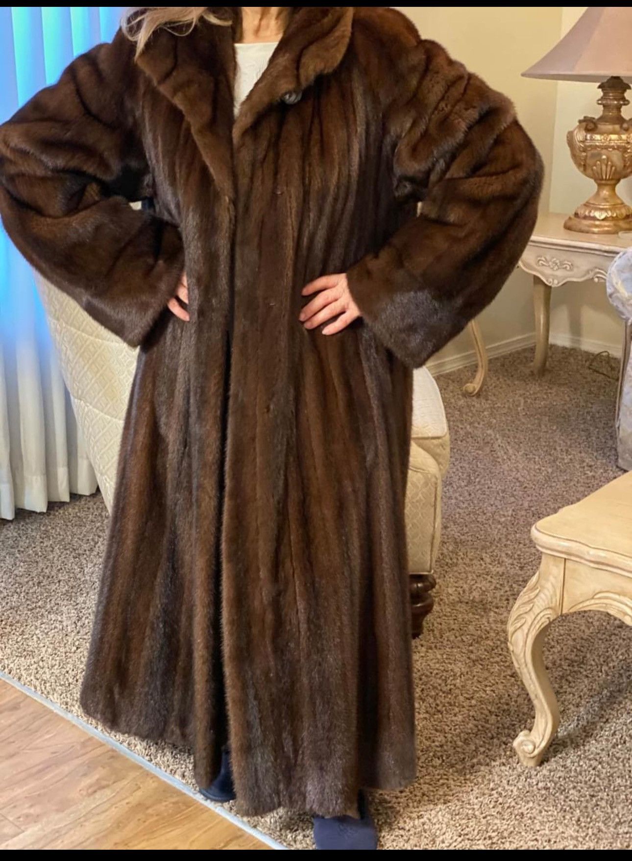 Other Mink fur coat full length Size ONE SIZE - 7 Thumbnail