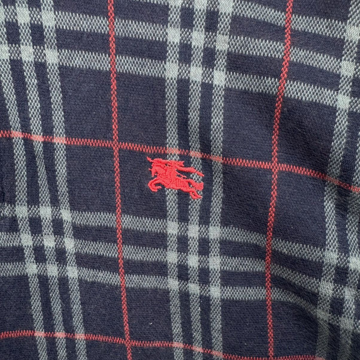 Burberry × Vintage Vintage 90s Burberrys Nova Check Polo Shirts Size US M / EU 48-50 / 2 - 2 Thumbnail