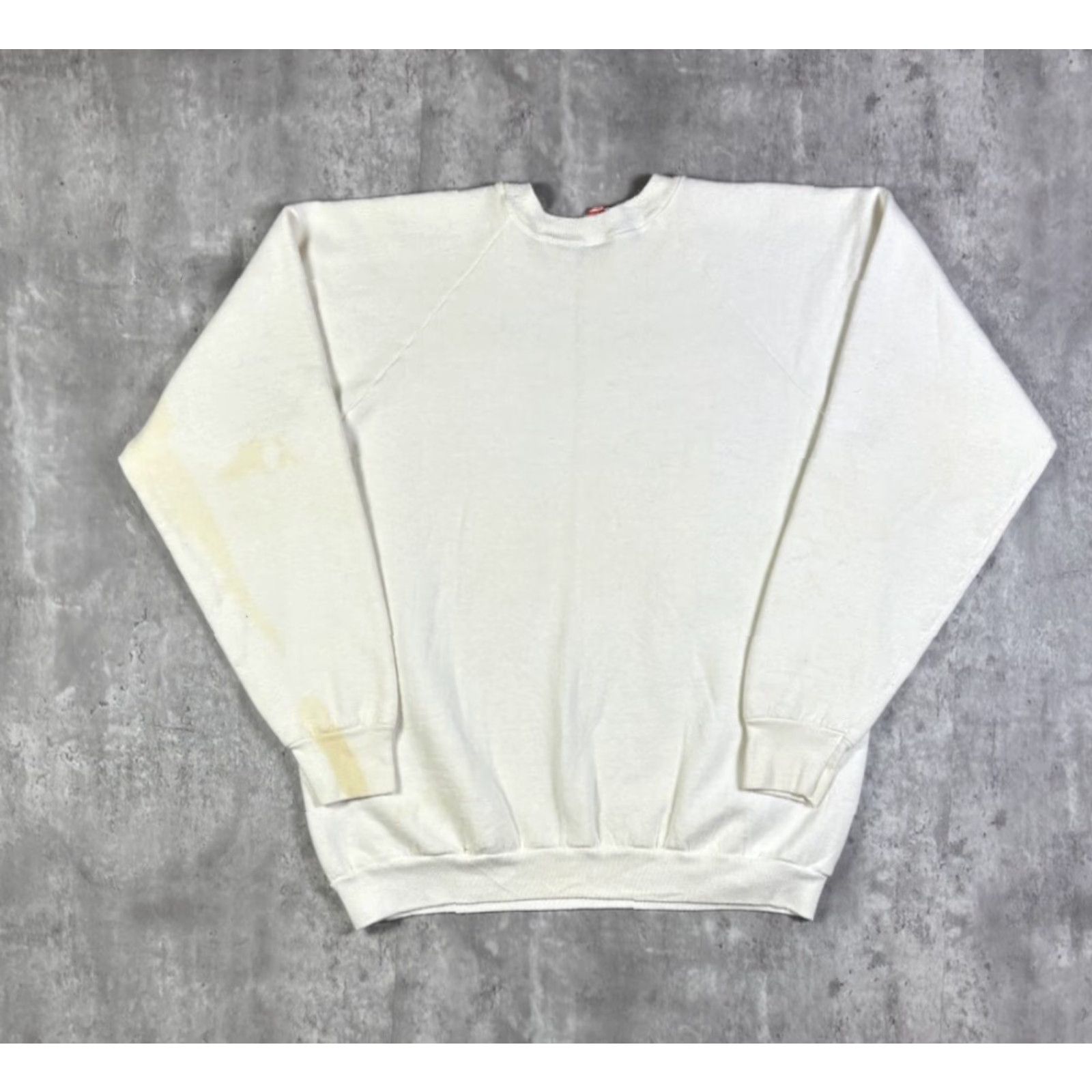 Fruit Of The Loom VINTAGE Seashell Beach White Sweatshirt Crewneck XL Men Cotton Blend Fleece Graphic Print Logo 80s 90s Beach Pullover Size US XL / EU 56 / 4 - 2 Thumbnail