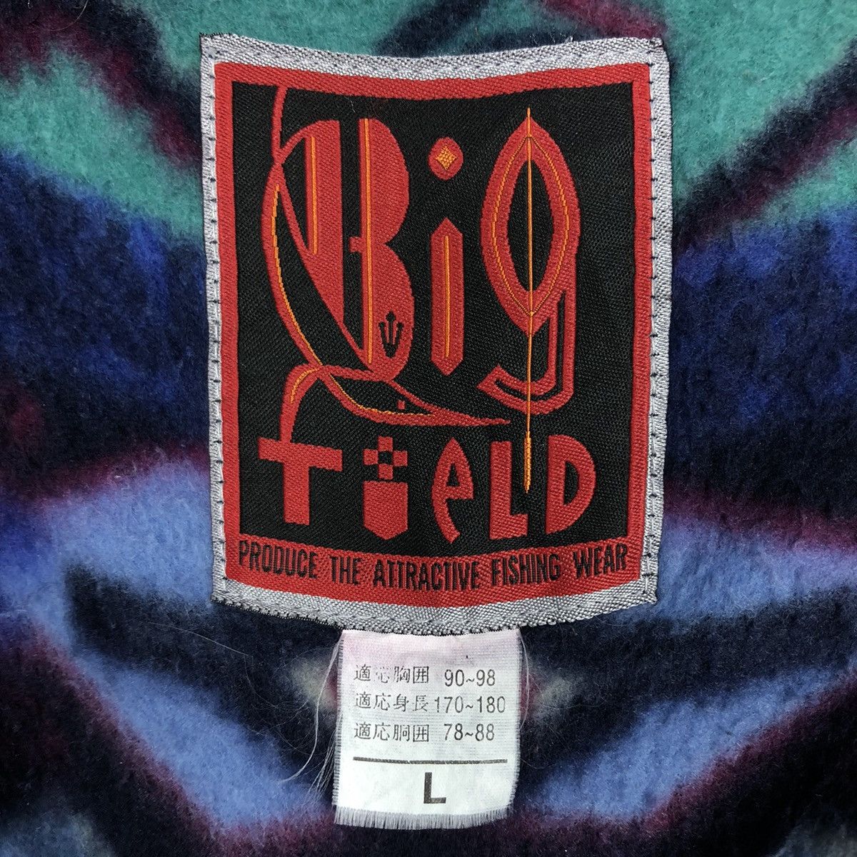 Japanese Brand 📌Vintage Navajo Fleece Half Zipper Jacket Big Field Size US L / EU 52-54 / 3 - 21 Thumbnail