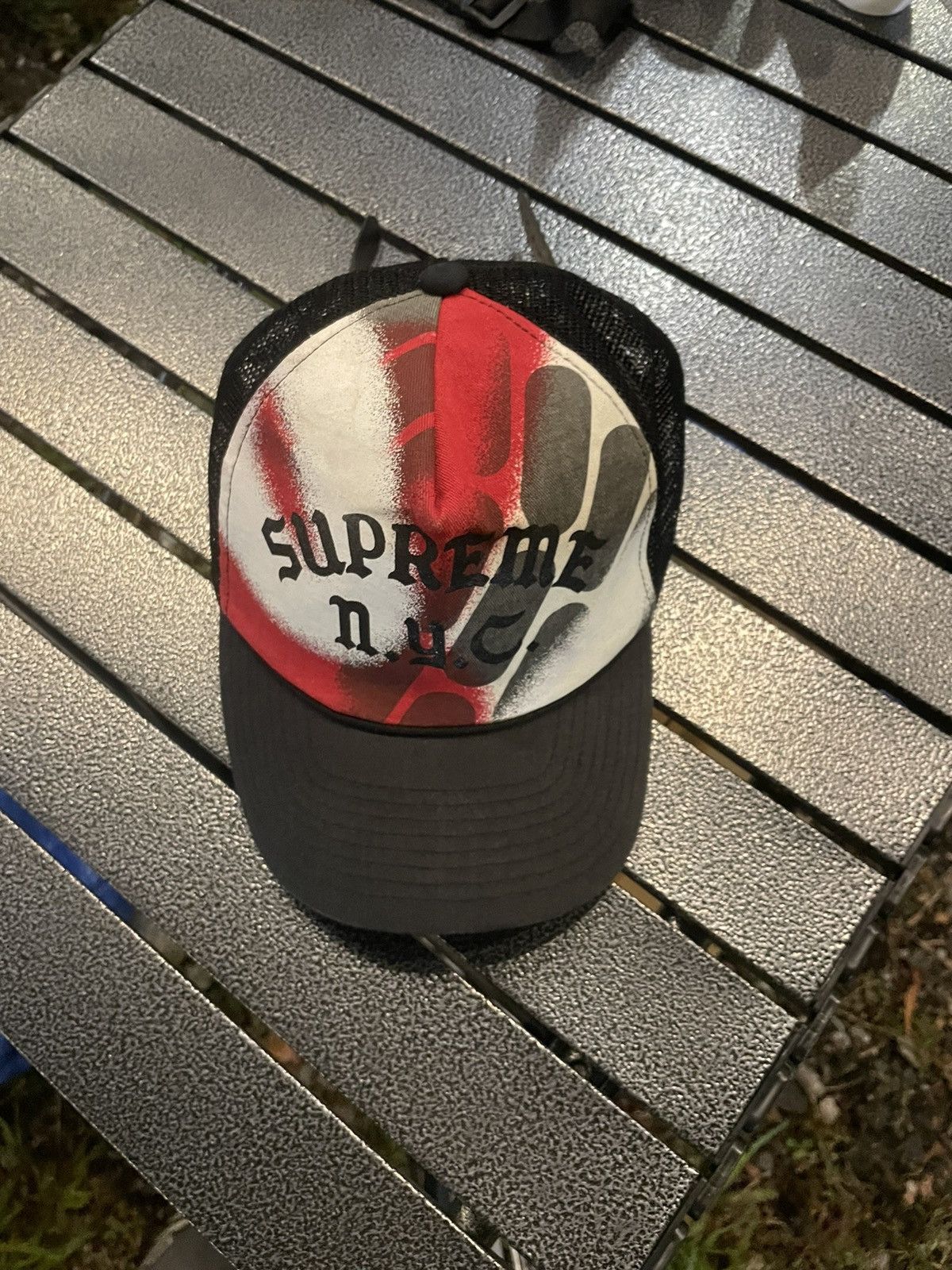 Supreme supreme rammellzee hand painted trucker hat Size ONE SIZE - 1 Thumbnail