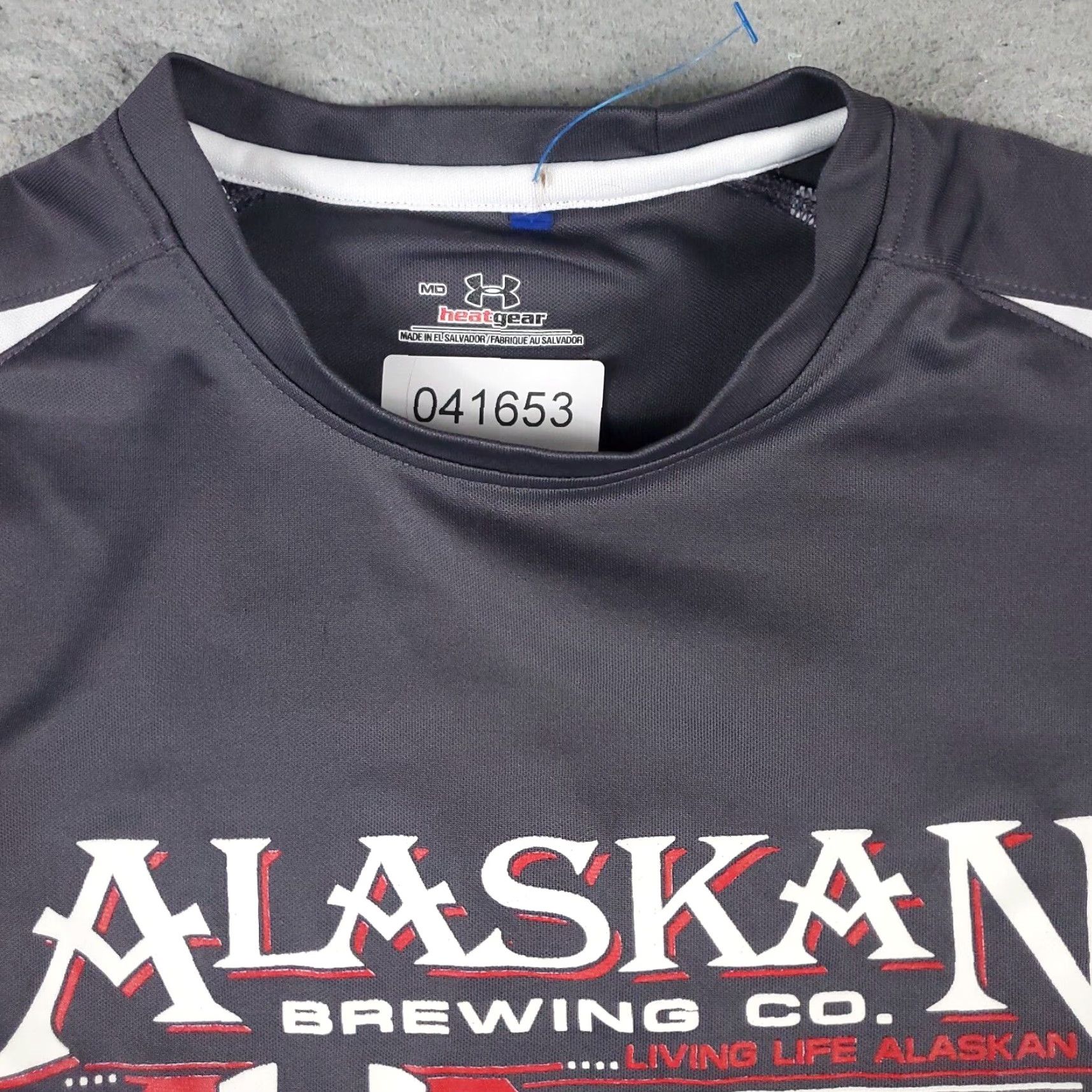 Under Armour Under Armour T Shirt Mens Medium Gray Alaskan Brewing Pullover Long Sleeve Crew Neck Logo Size US M / EU 48-50 / 2 - 3 Thumbnail