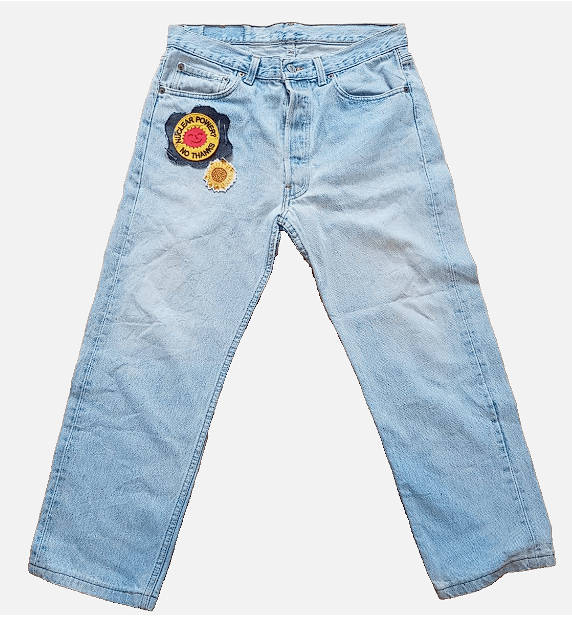 image of Levis Vintage Clothing Vintage Levi's 501 Patches Jeans in Blue, Men's (Size 34)