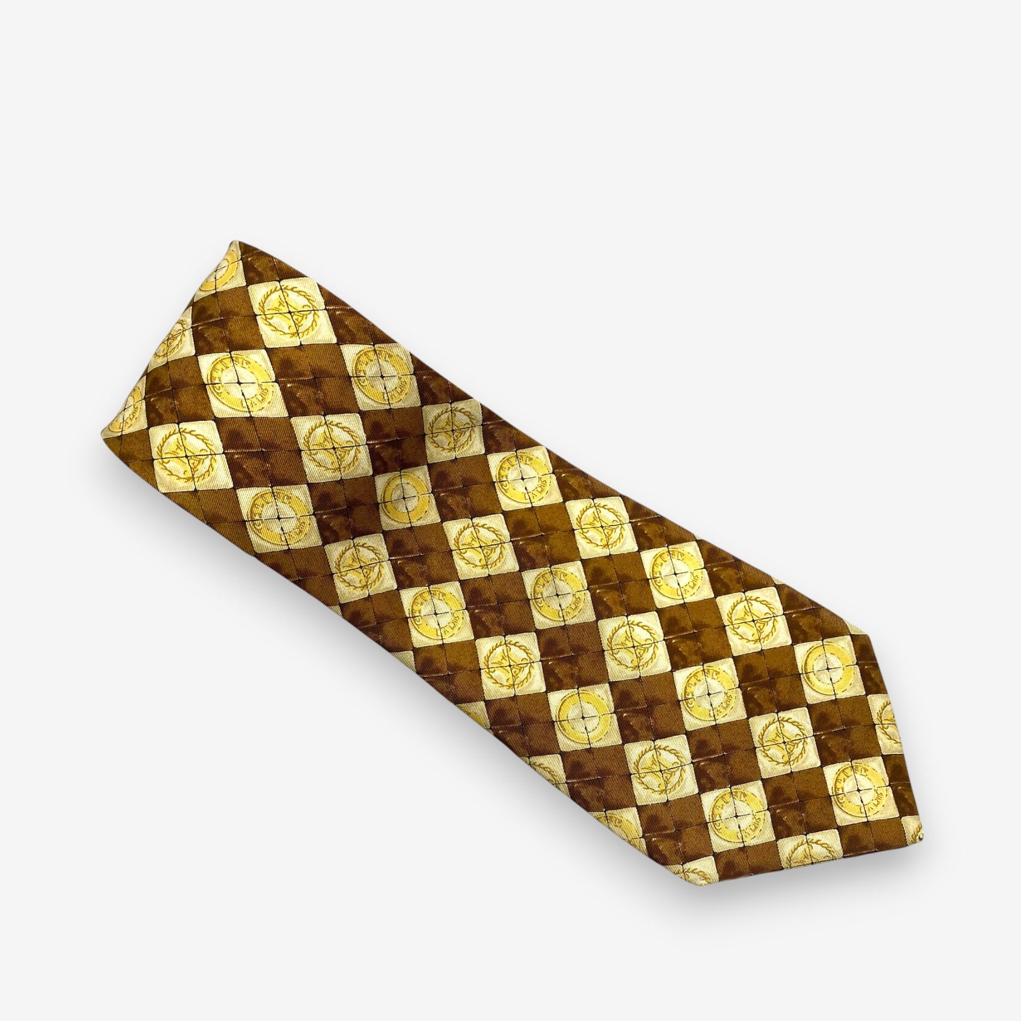 Celine Vintage Celine SILK Necktie Cravate Pure Silk Neck Tie Size ONE SIZE - 2 Thumbnail