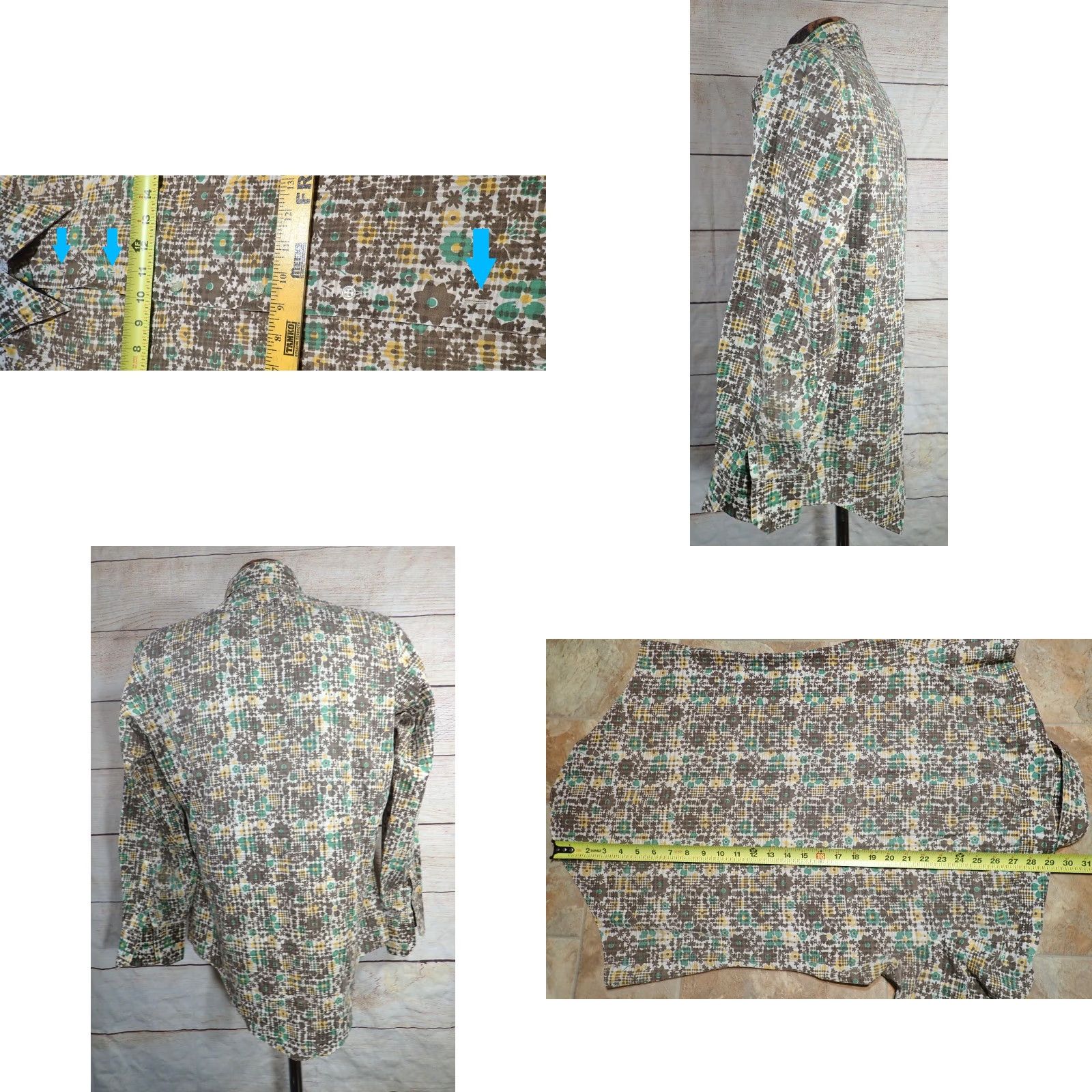 Vintage VINTAGE National Shirt Shops Shirt Mens M 60s 70s Floral Rockabilly Disco AOP Bohemian 1970s Vintage True - Size US M / EU 48-50 / 2 - 8 Thumbnail