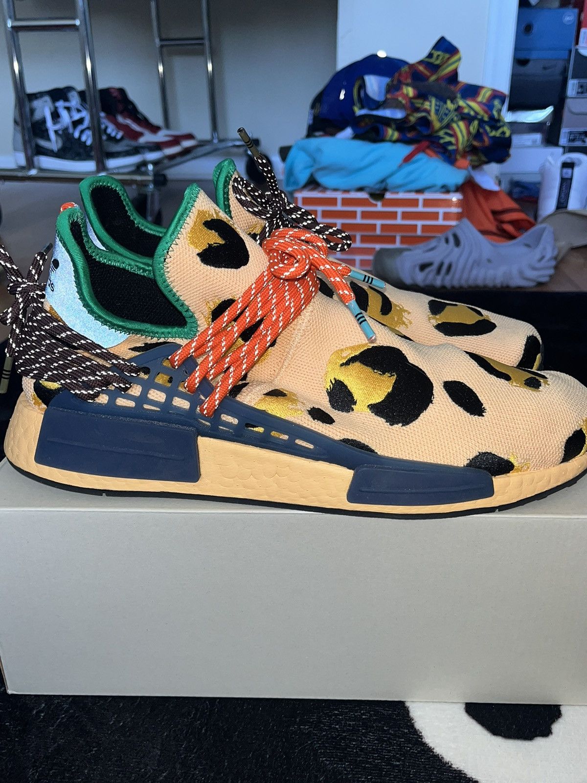 Adidas × Humanrace × Pharrell Size 11.5 - adidas Pharrell x NMD Human Race Animal Print Size US 11.5 / EU 44-45 - 4 Thumbnail