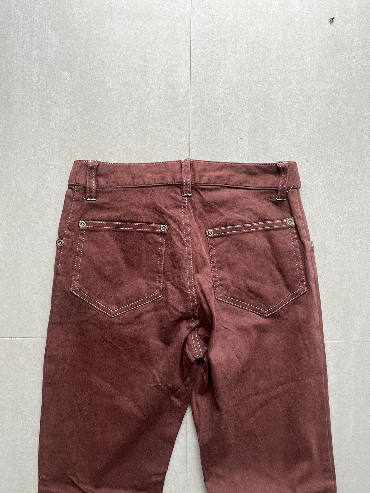 Hysteric Glamour Hysterics hysteric glamour soft burgundy pant Size US 26 / EU 42 - 8 Thumbnail