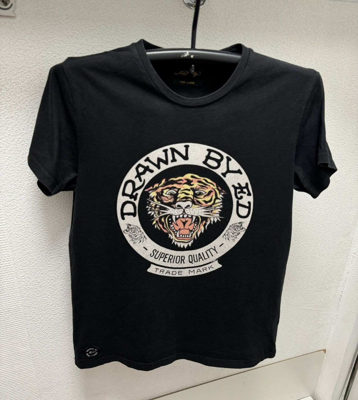 Ed Hardy Ed Hardy Tiger big logo black t-shirt L-Xl Christian Audigi Size US L / EU 52-54 / 3 - 1 Thumbnail