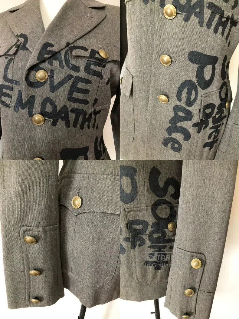 Comme des Garcons Comme des Garçons HOMME PLUS Peace Blazer. Size US XS / EU 42 / 0 - 5 Thumbnail