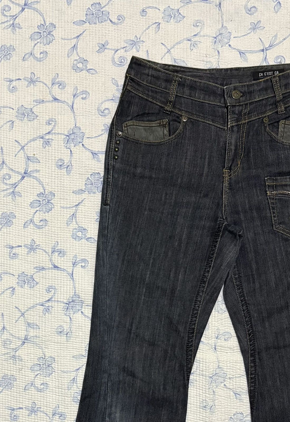Japanese Brand × Vintage Japanese Comme Ci Comme Ca Streetwear Jeans Flared Denim Size US 28 / EU 44 - 5 Thumbnail