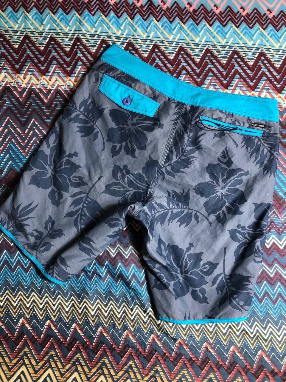 Quiksilver × Vintage Y2K Quiksilver Men’s Board Swimming Shorts Size US 30 / EU 46 - 7 Thumbnail