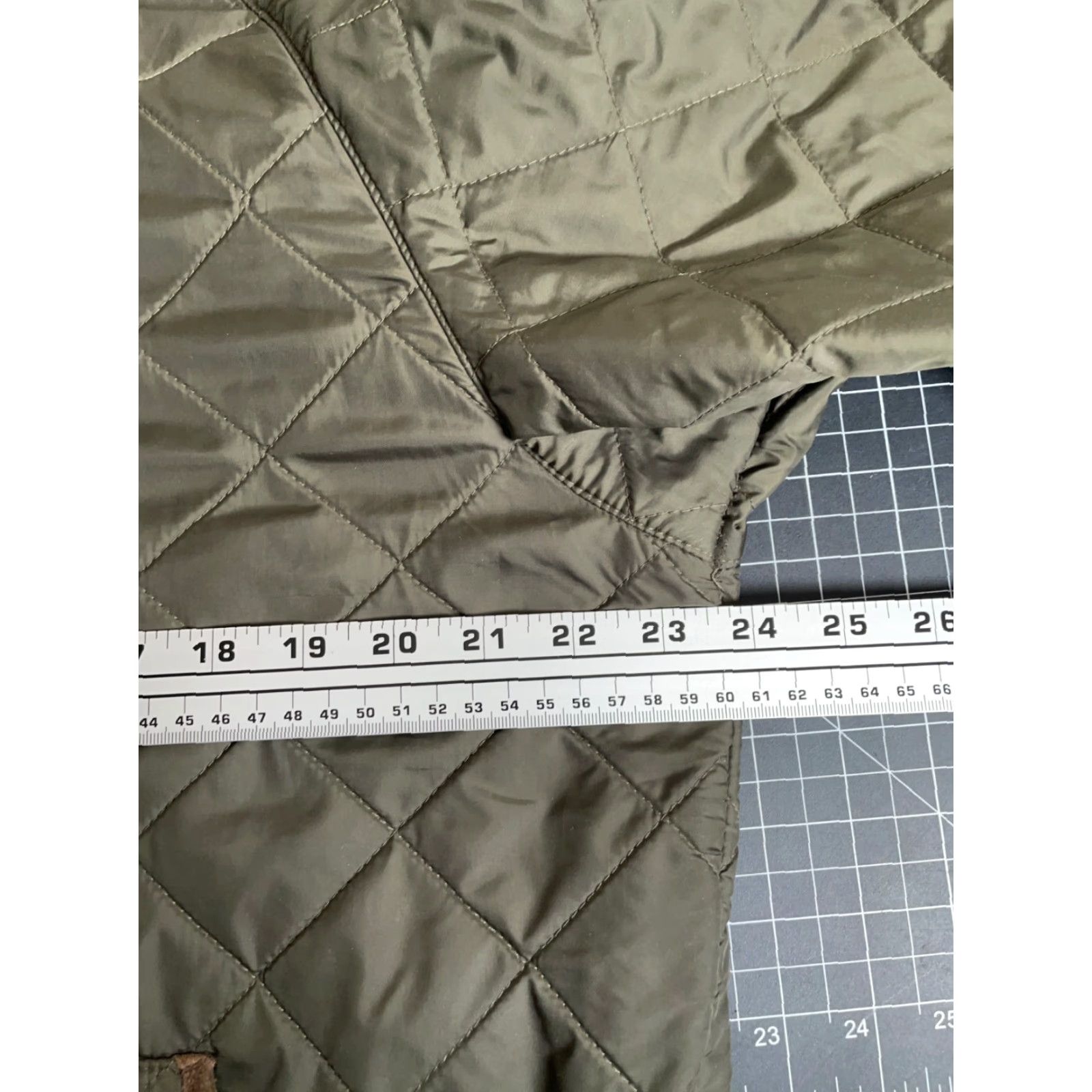 Polo Ralph Lauren Polo Ralph Lauren Quilted Zip Jacket Adult Large Olive Green Bomber Jacket Mens Size US L / EU 52-54 / 3 - 5 Thumbnail