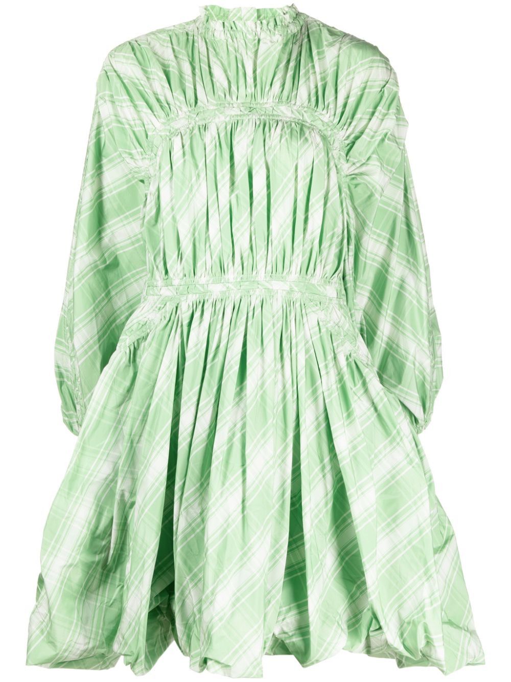 Jil Sander PLAID-CHECK PATTERN MINI DRESS Size XS / US 0-2 / IT 36-38 - 1 Thumbnail