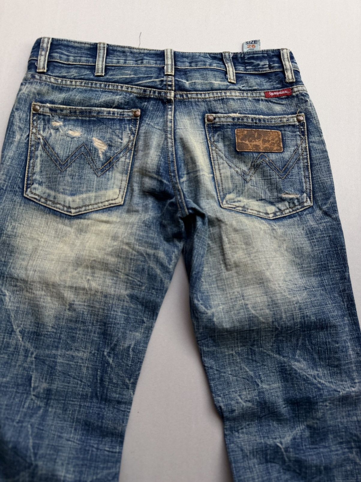 Japanese Brand 5pm Lace up flare jeans Size US 26 / EU 42 - 5 Thumbnail
