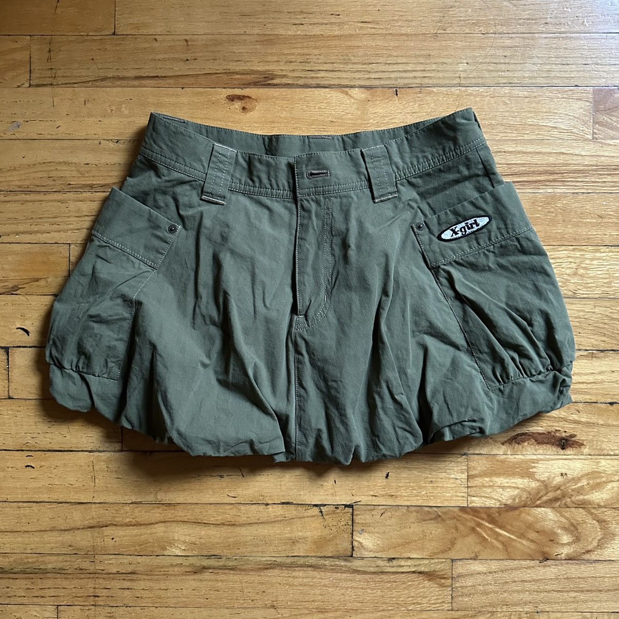 X-Girl Balloon cargo mini bubble skirt Size 29" - 3 Thumbnail